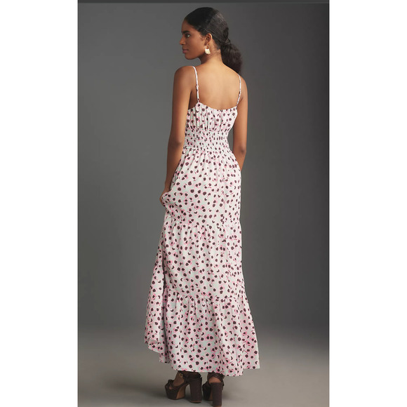 NWT Anthropologie Hutch Square-Neck A-Line Maxi Dress - MP - Picture 3 of 5